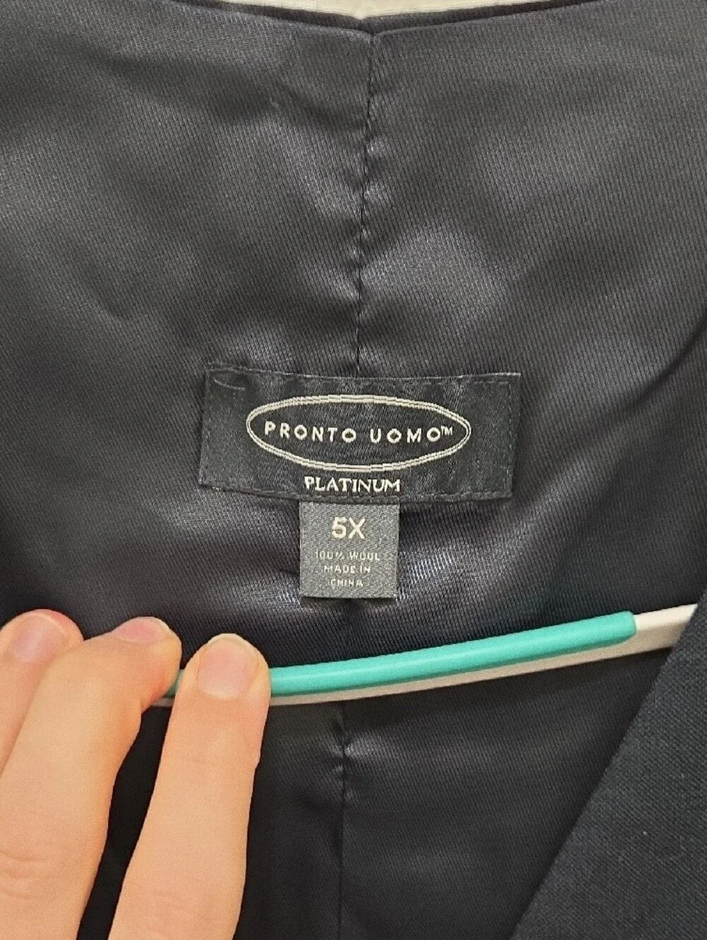 Pronto Uomo Navy Tailored Men's Vest
